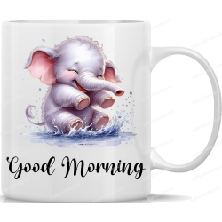Tasse Kaffeebecher mit Süßem Elefanten Good...