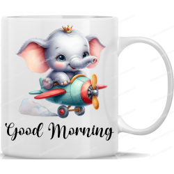 Tasse Kaffeebecher mit Süßem Elefanten Good...