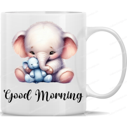 Tasse Kaffeebecher mit Süßem Elefanten Good...