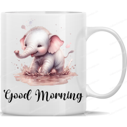 Tasse Kaffeebecher mit Süßem Elefanten Good...
