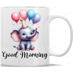 Tasse Kaffeebecher mit Süßem Elefanten Good...