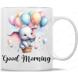 Tasse Kaffeebecher mit Süßem Elefanten Good...