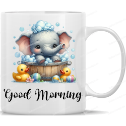 Tasse Kaffeebecher mit Süßem Elefanten Good...