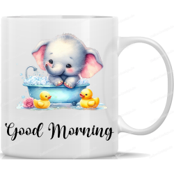 Tasse Kaffeebecher mit Süßem Elefanten Good...