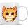 Katze schaut durch kaputte Tasse Kaffeebecher - 12
