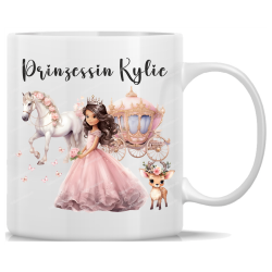 Cup Princess Castle personalized with your own name pink...