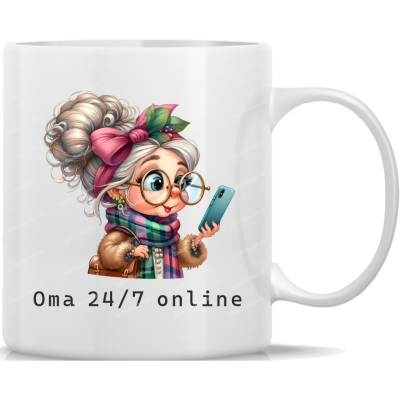 Tasse Kaffeebecher Oma Oma 24_7 online - 3