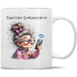 Tasse Kaffeebecher Oma Familien-Influencerin - 5