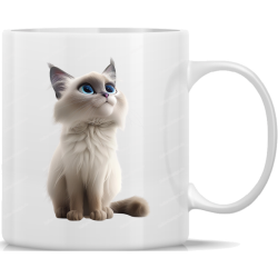 Tasse Kaffeebecher süße Katze - 15