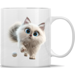 Tasse Kaffeebecher süße Katze - 17