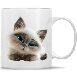 Tasse Kaffeebecher süße Katze - 22
