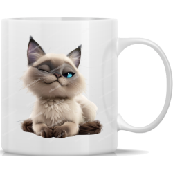 Tasse Kaffeebecher süße Katze - 25