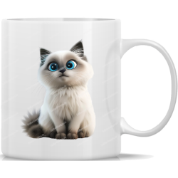 Tasse Kaffeebecher süße Katze - 27