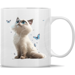 Tasse Kaffeebecher süße Katze - 29