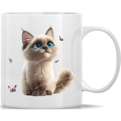 Tasse Kaffeebecher süße Katze - 30