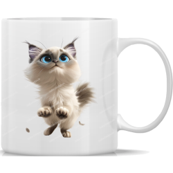 Tasse Kaffeebecher süße Katze - 32