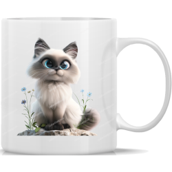 Tasse Kaffeebecher süße Katze - 33