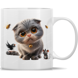 Tasse Kaffeebecher süße Katze - 40
