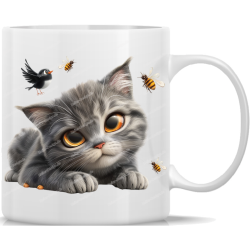 Tasse Kaffeebecher süße Katze - 41