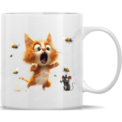 Tasse Kaffeebecher süße Katze - 50