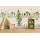Kindermaßband Wandtattoo Dschungel Safari Tiere Kinderzimmer Deko Messlatte 3