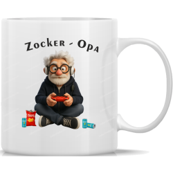 Tasse Kaffeebecher Tasse Opa Zocker Opa - 3