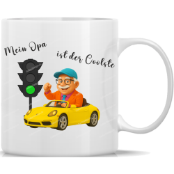 Tasse Kaffeebecher Opa Mein Opa ist der Coolste - 10