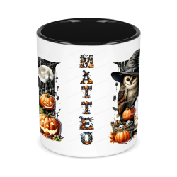 Halloween Mug A–Z Alphabet Letter Mug Spooky...
