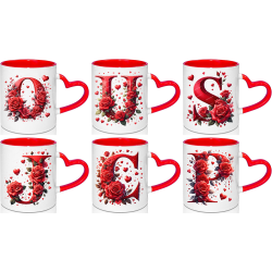 Liebestasse A–Z Buchstabentasse Valentinstag Personalisiert Geschenkidee