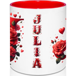 Liebestasse A–Z Buchstabentasse Valentinstag Personalisiert Geschenkidee