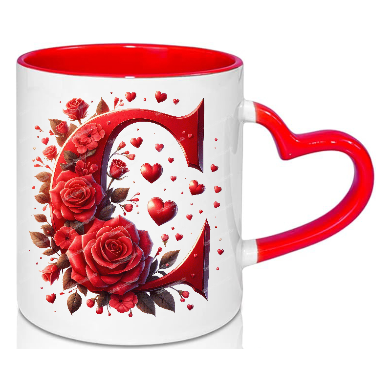 Tasse Kaffeebecher Liebe I Love You Valentinstag Namen von A bis Z C