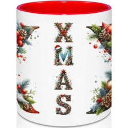 Weihnachtstasse A–Z Buchstabentasse Xmas...