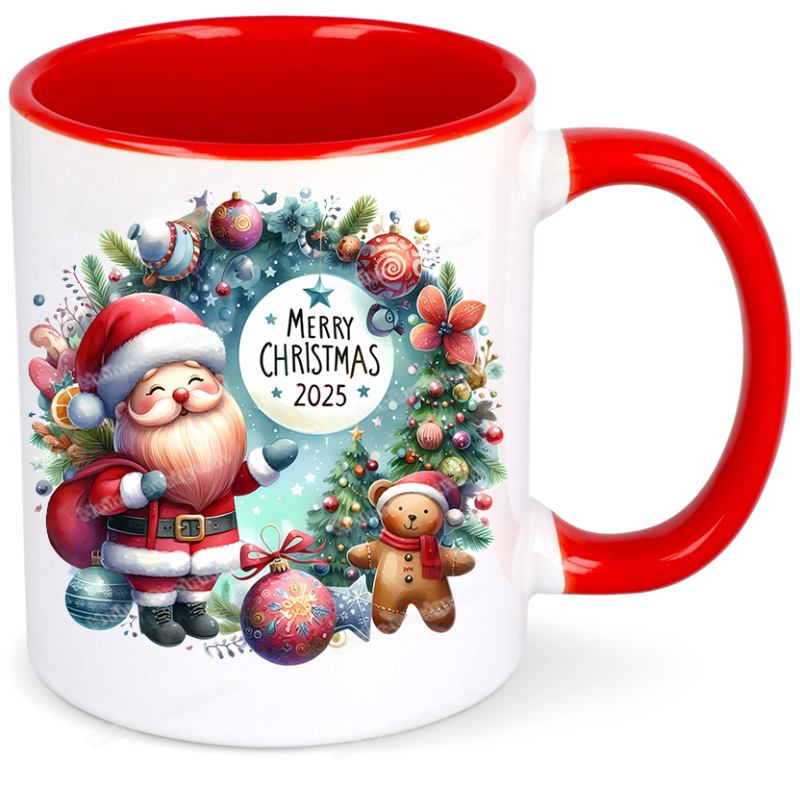 Weihnachtstasse 2025 mit Namen Merry Christmas Geschenk Weihnachten 8