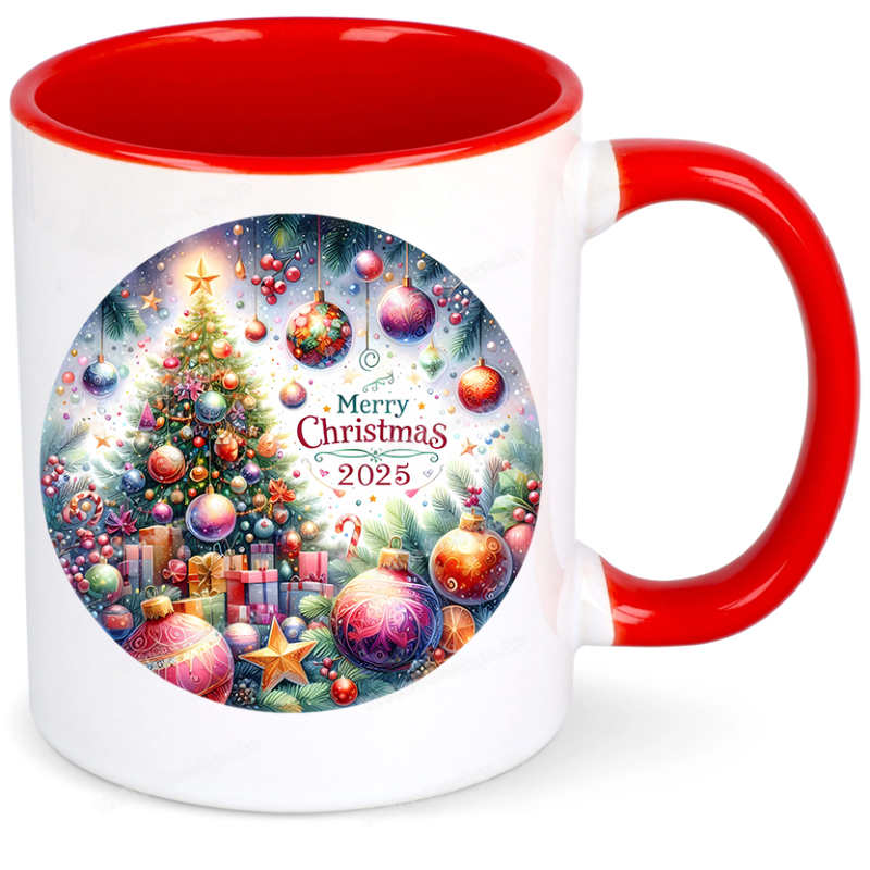Weihnachtstasse 2025 mit Namen Merry Christmas Geschenk Weihnachten 13