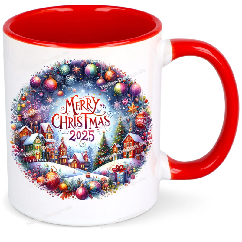 Weihnachtstasse 2025 mit Namen Merry Christmas Geschenk Weihnachten 49
