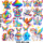 Wandtattoo Fantasie Fabelwesen Kinderzimmer Deko Einhorn Fee Drache Regenbogen 1