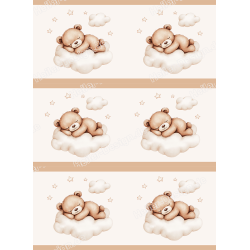 Teddy Bear Wall Border Kids Room Decor Nursery Wall...