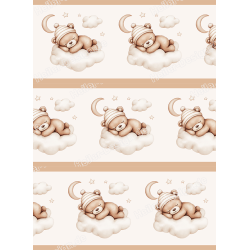 Teddy Bear Wall Border Kids Room Decor Nursery Wall...