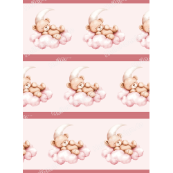 Teddy Bear Wall Border Kids Room Decor Nursery Wall...