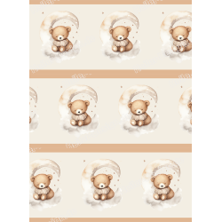 Teddy Bear Wall Border Kids Room Decor Nursery Wall...