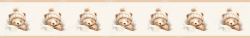 Wall Border Sleeping Teddy Bear with Striped Hat Nursery...