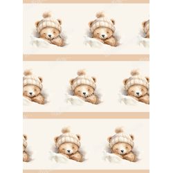 Teddy Bear Wall Border Kids Room Decor Nursery Wall...