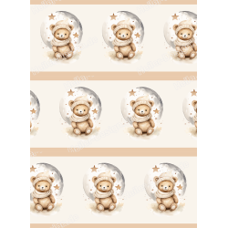 Teddy Bear Wall Border Kids Room Decor Nursery Wall...