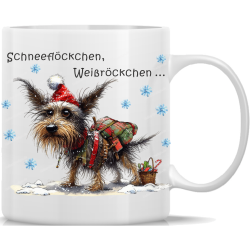 Tasse Kaffeebecher Winter Schneeflöckchen...