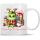 Mug Coffee Cup Winter Zottelgreen as Reindeer with Gifts Fluffy Christmas 39