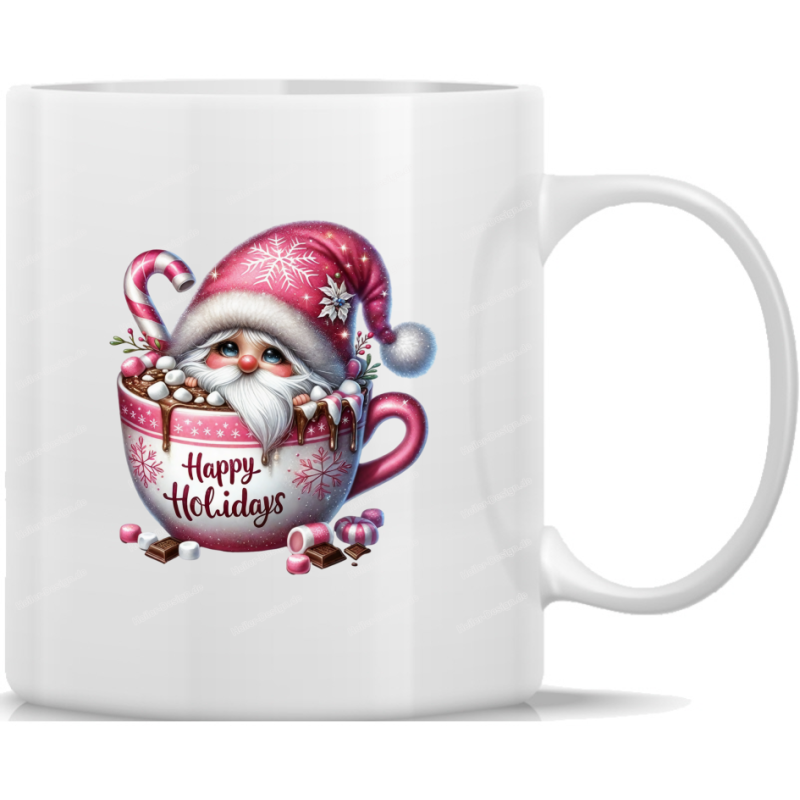Tasse Kaffeebecher Winter Happy Holidays 47