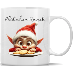 Tasse Kaffeebecher Winter Plätzchenrausch 50