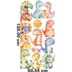 Türaufkleber Dinosaurier Kinderzimmer Babyzimmer...