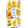 Door Sticker Chicks Kids Room Farm Theme Cute Chick Design Decoration