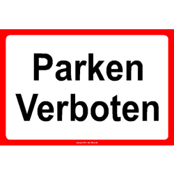 Parken verboten